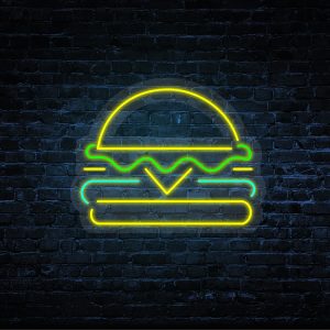 Neón Hamburguesa
